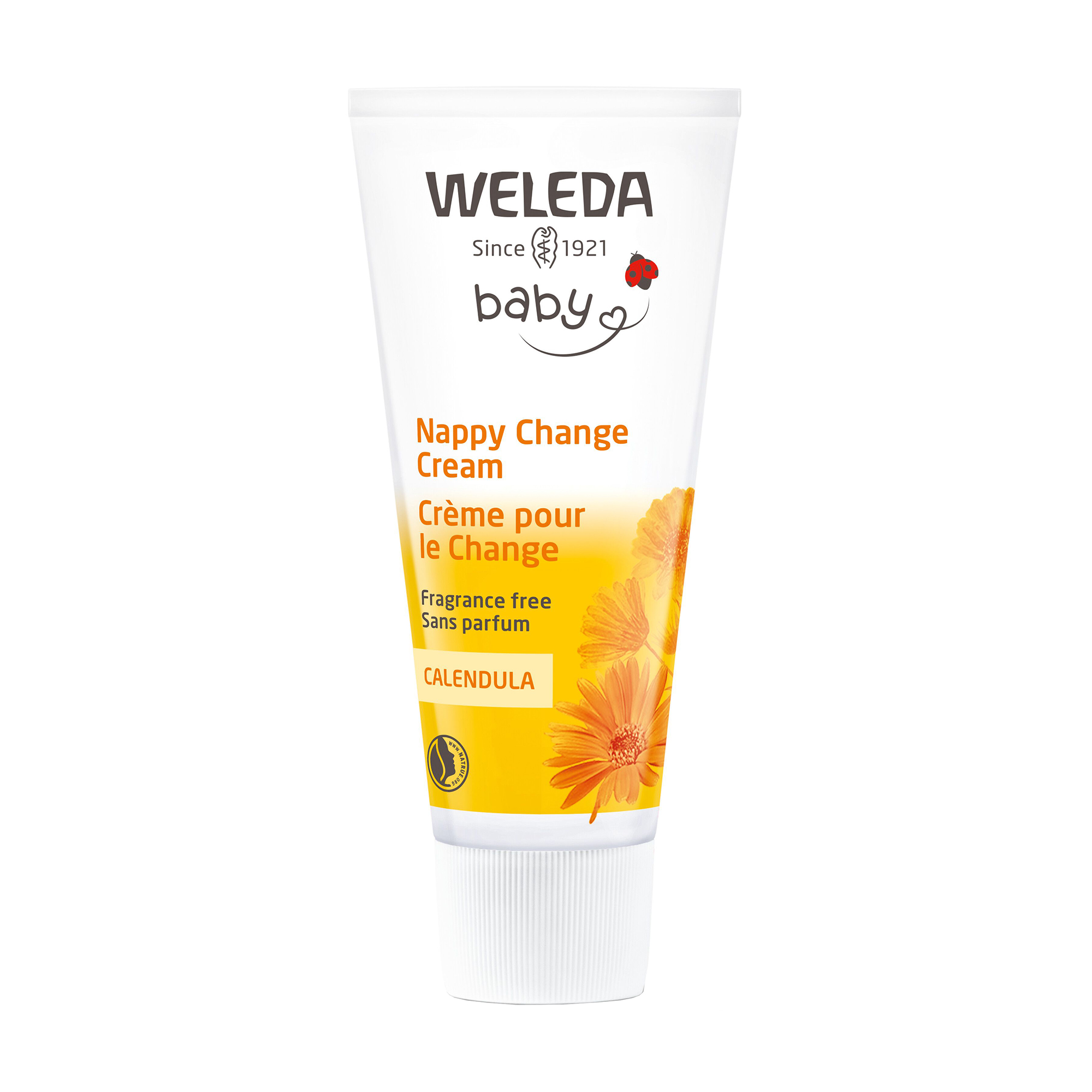 

Уцінка! Дитячий крем під підгузок Weleda Baby Calendula Nappy Change Cream Календула, від попрілостей, без запаху, 75 мл