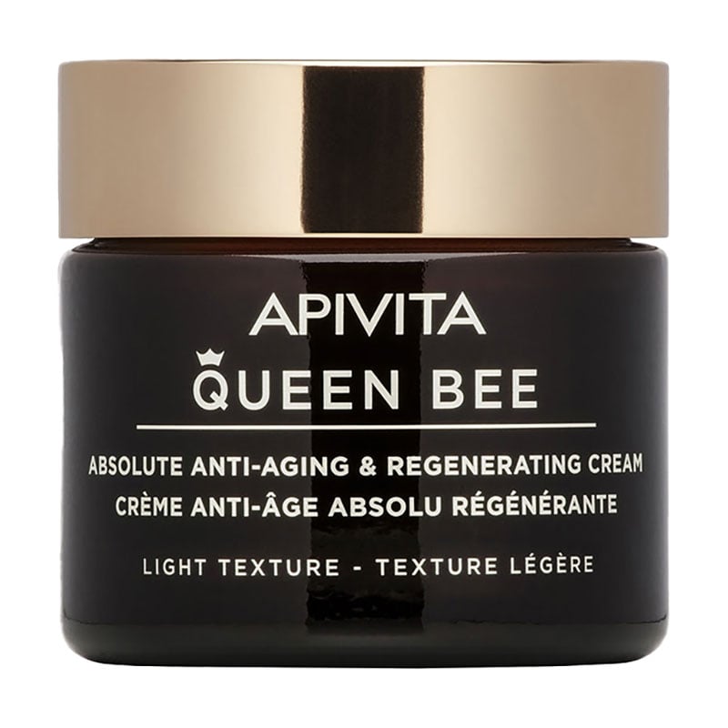 

Антивіковий регенерувальний крем для обличчя Apivita Queen Bee Absolute Anti Aging & Regenerating Light Texture Cream, 50 мл