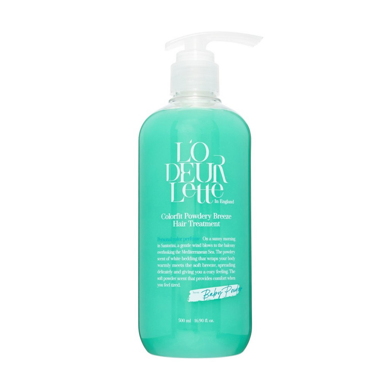 

Уцінка! Маска для волосся L'Odeurlette In England Colorfit Powdery Breeze Hair Treatment, 500 мл