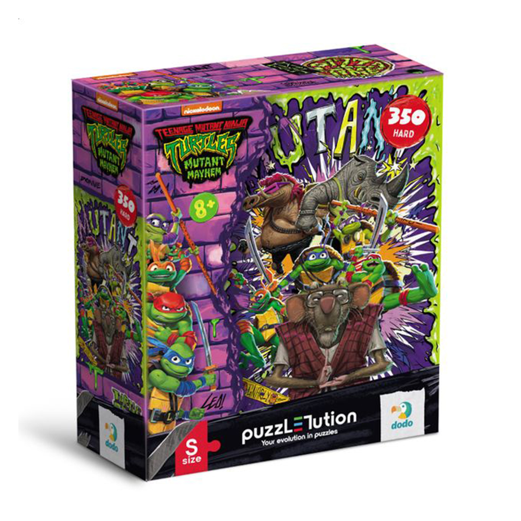 

Пазли DoDo TMNT Мутантське безчинство, 32*23 см, від 8 років, 350 елементів (200530)