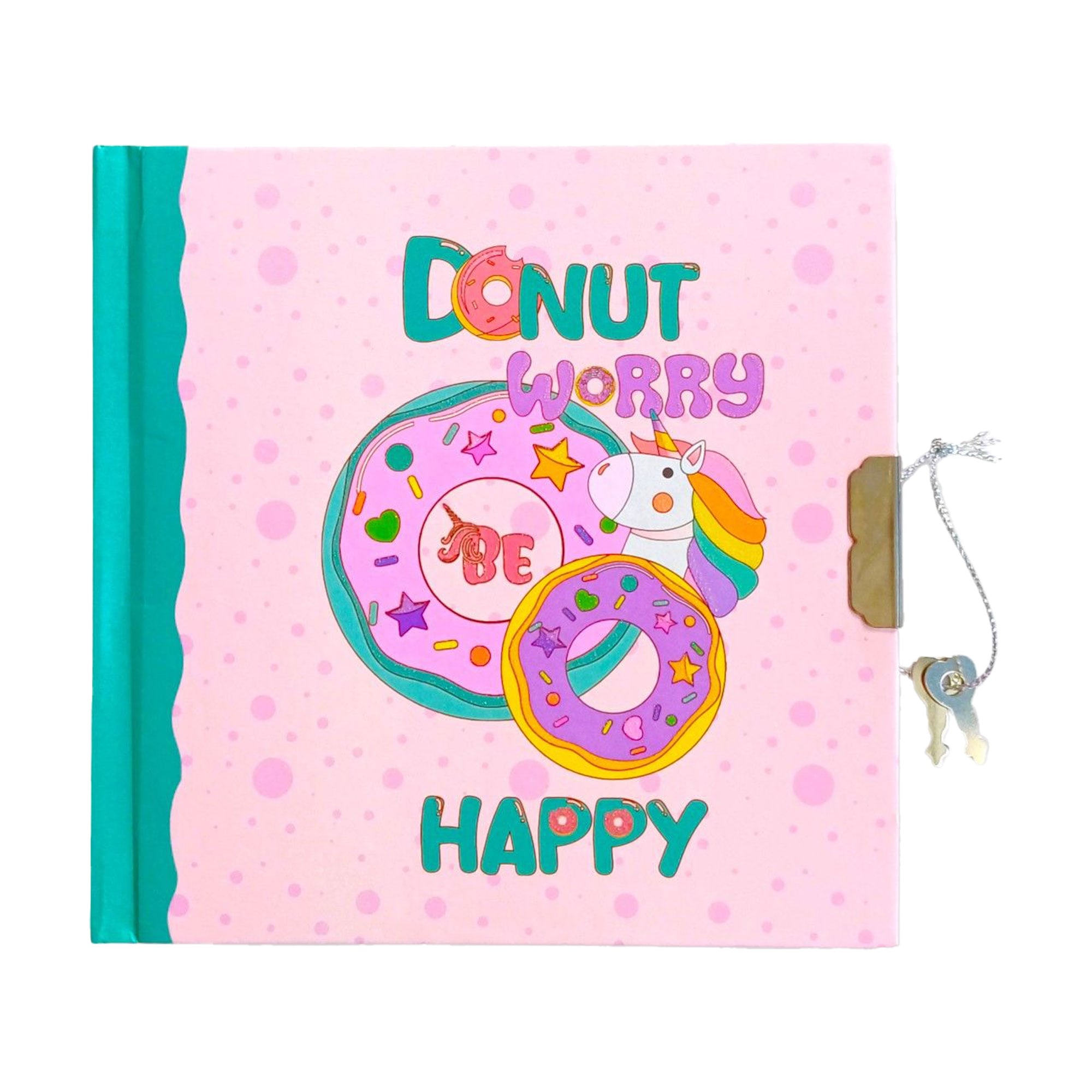 

Блокнот на замочку Malevaro Пончики, лінійка, 13.5*13.5 см, 60 аркушів (482402-U)