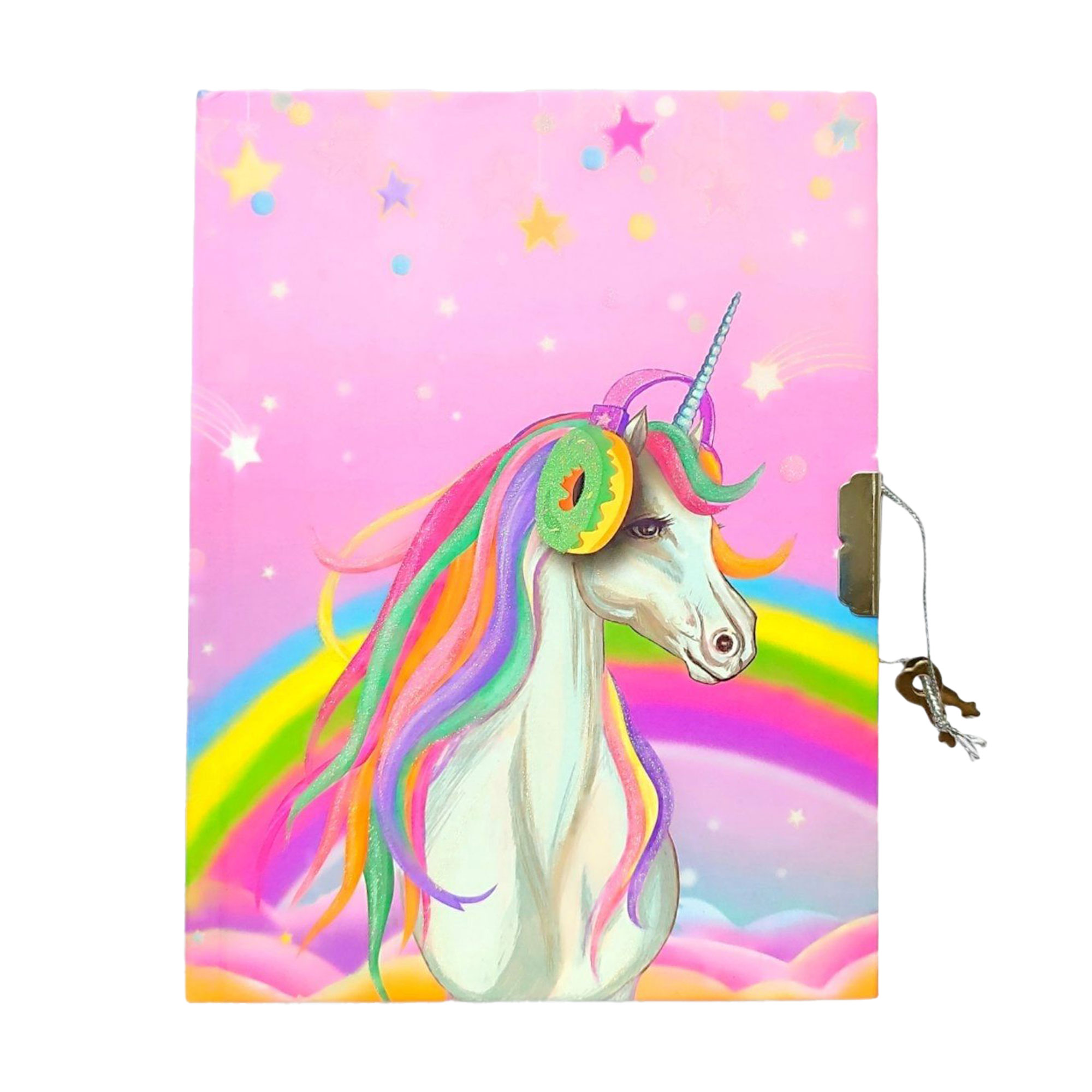 

Блокнот на замочку Malevaro Єдиноріг, лінійка, 17.8*13.3 см, 56 аркушів (362405-U)