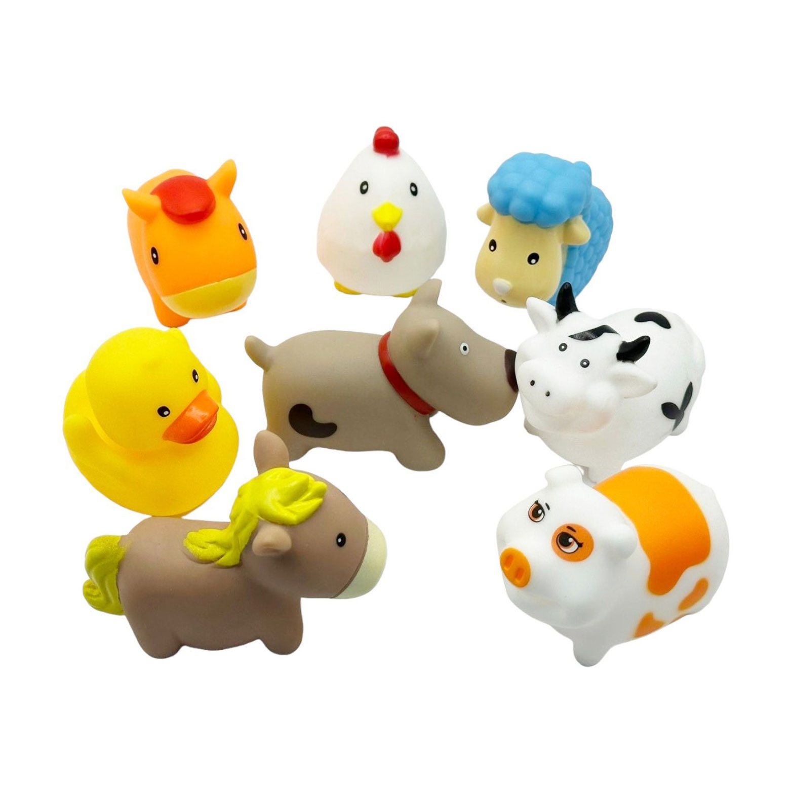 

Набір для купання Bibi Toys Свійські тварини, від 3 років, 3.5*8*6.5 см, 8 шт (760936BT)