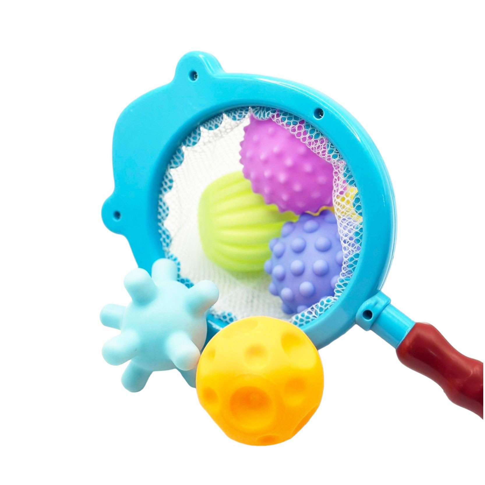 

Набір для купання Bibi Toys Сачок-акула з м'ячиками, від 3 років, 2*28*15 см, 7 шт (760806BT)