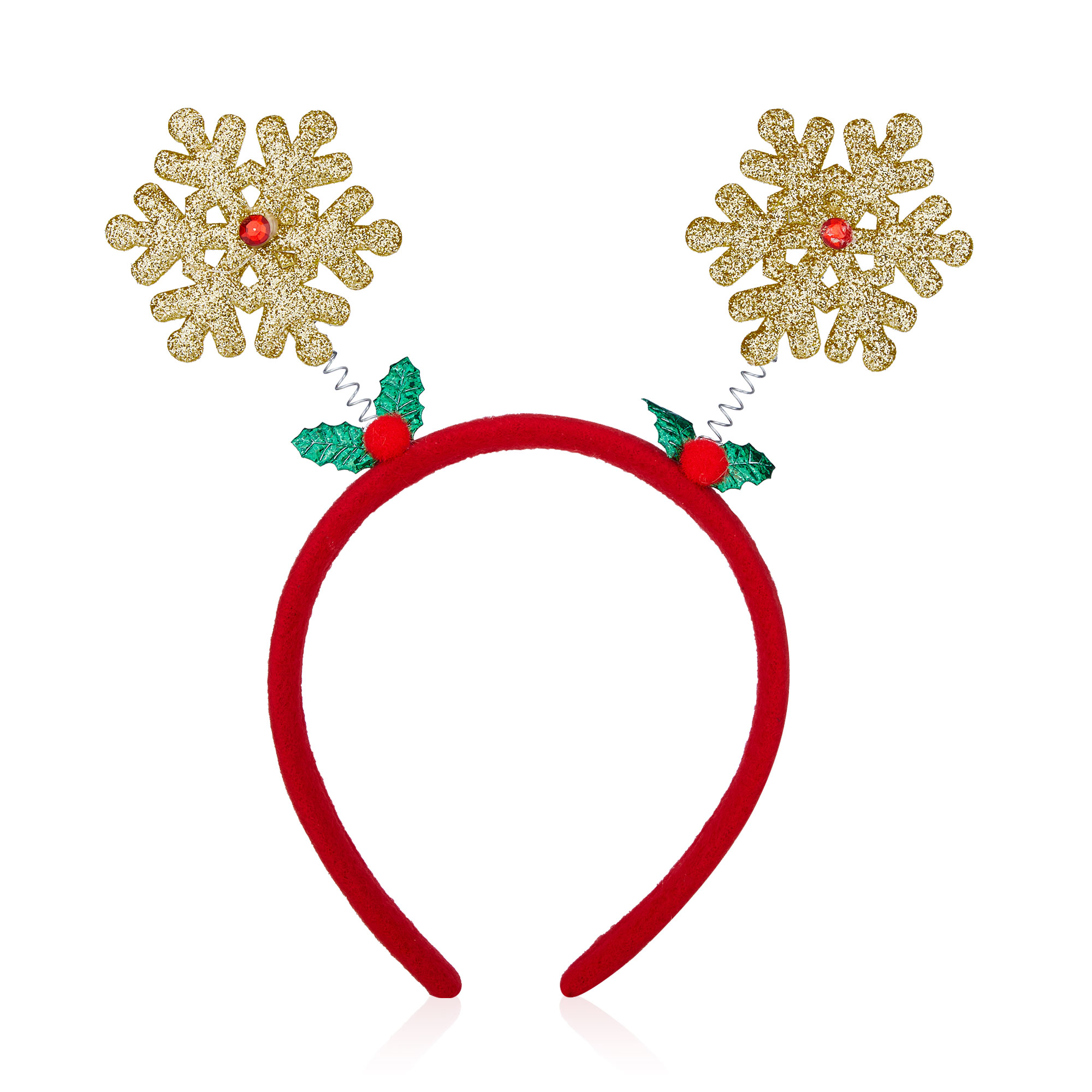 

Дитячий обідок для волосся Карнавальний, золоті сніжинки (2024NG27/1)