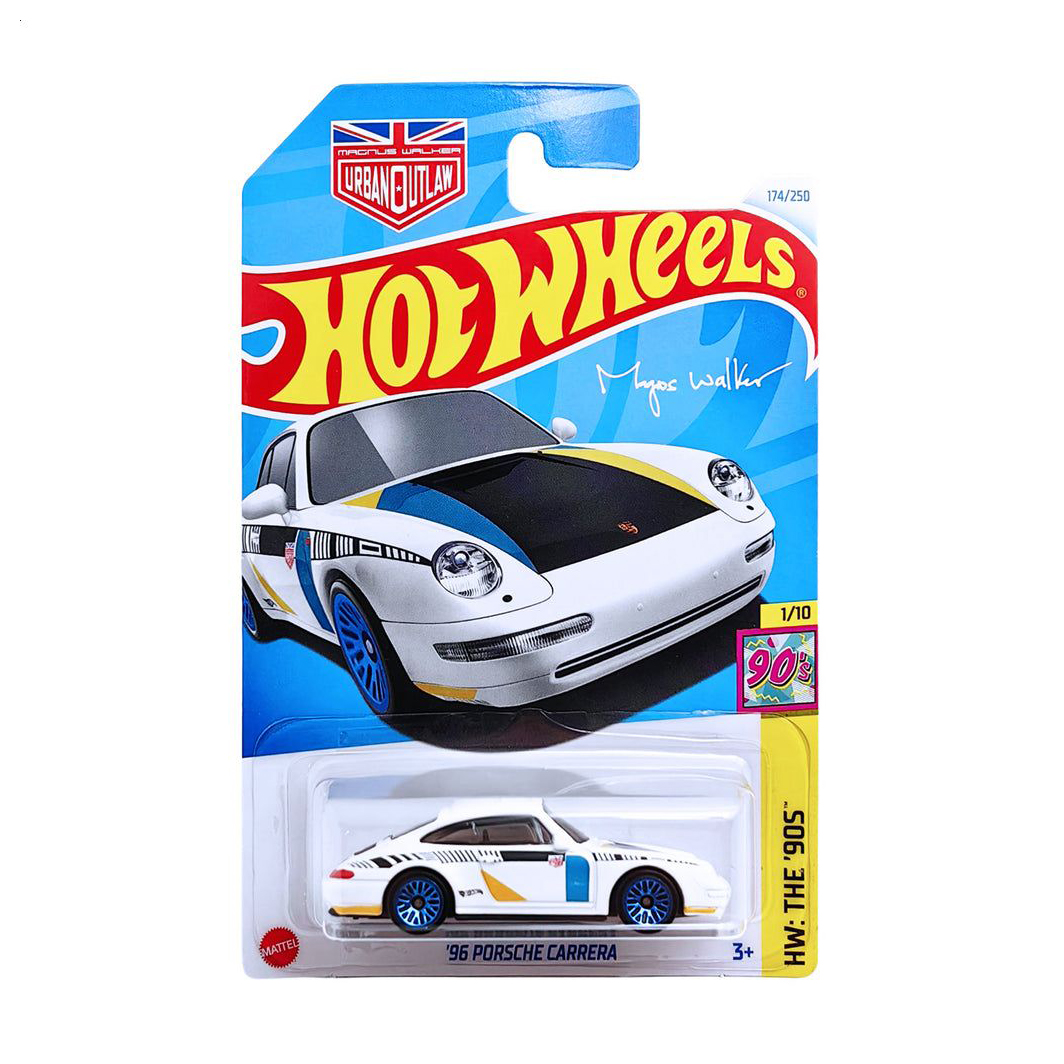 

Базовий автомобіль Hot Wheels 96 Porsche Carrera, білий, від 3 років, 11*3.5*11 см (5785)