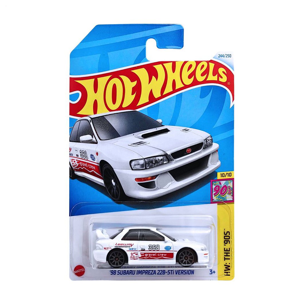 

Базовий автомобіль Hot Wheels 98 Subaru Impreza 22B-STI Version, білий, від 3 років, 11*3.5*11 см (5785)
