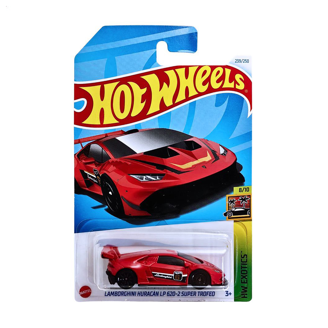 

Базовий автомобіль Hot Wheels Lamborghini Huracan Lp 620-2 Super Trofeo, червоний, від 3 років, 11*3.5*11 см (5785)