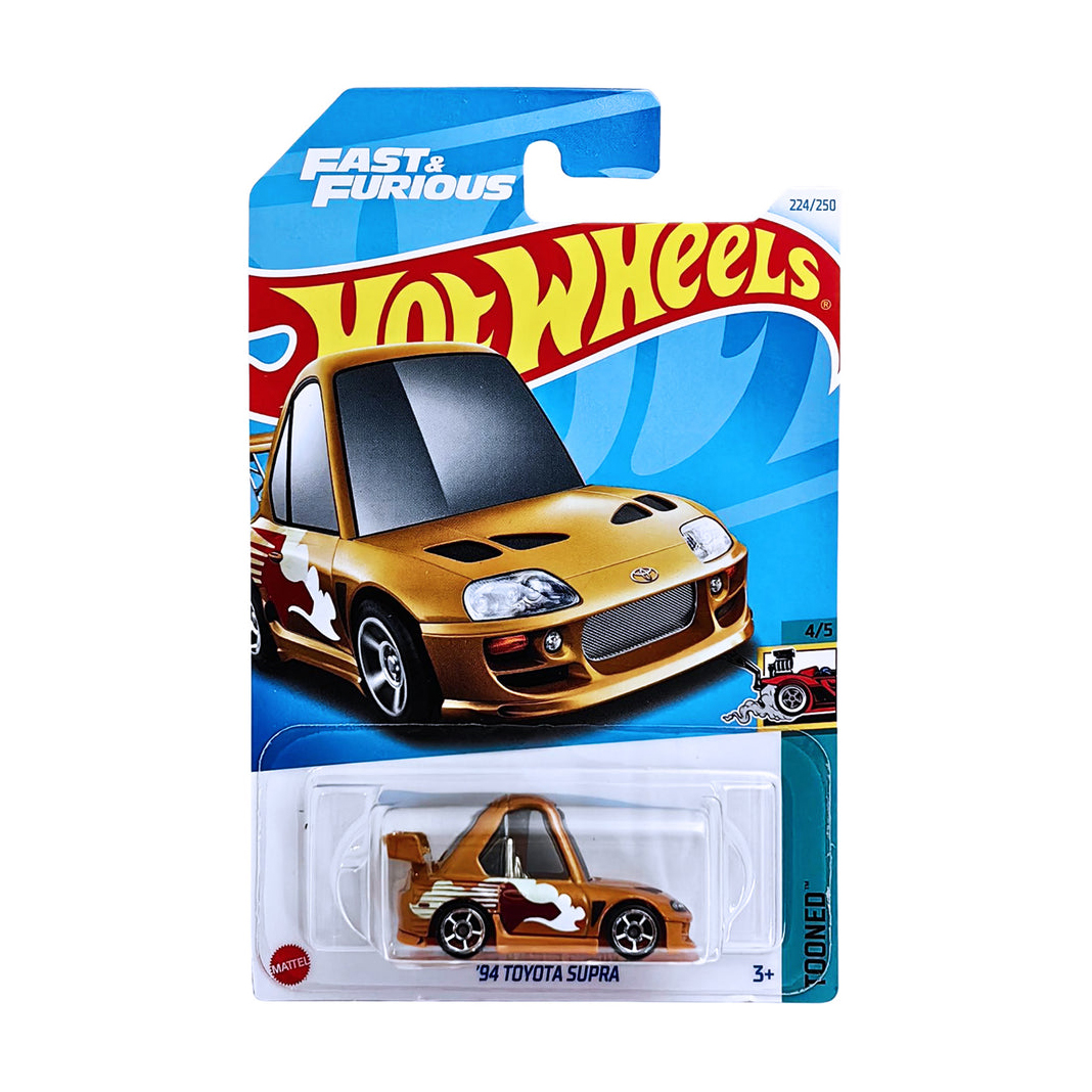 

Базовий автомобіль Hot Wheels 94 Toyota Supra, гірчичний , від 3 років, 11*3.5*11 см (5785)