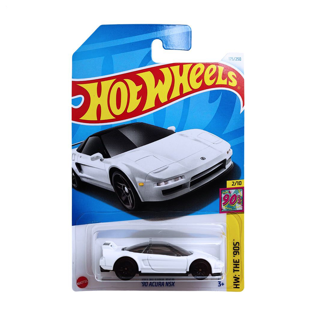 

Базовий автомобіль Hot Wheels 90 Acura NSX, білий, від 3 років, 11*3.5*11 см (5785)