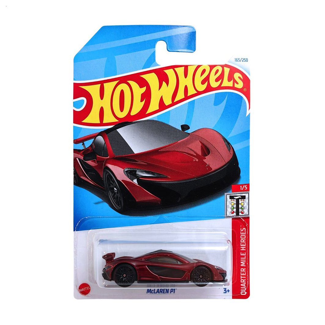 

Базовий автомобіль Hot Wheels McLAREN P1, бордовий, від 3 років, 11*3.5*11 см (5785)