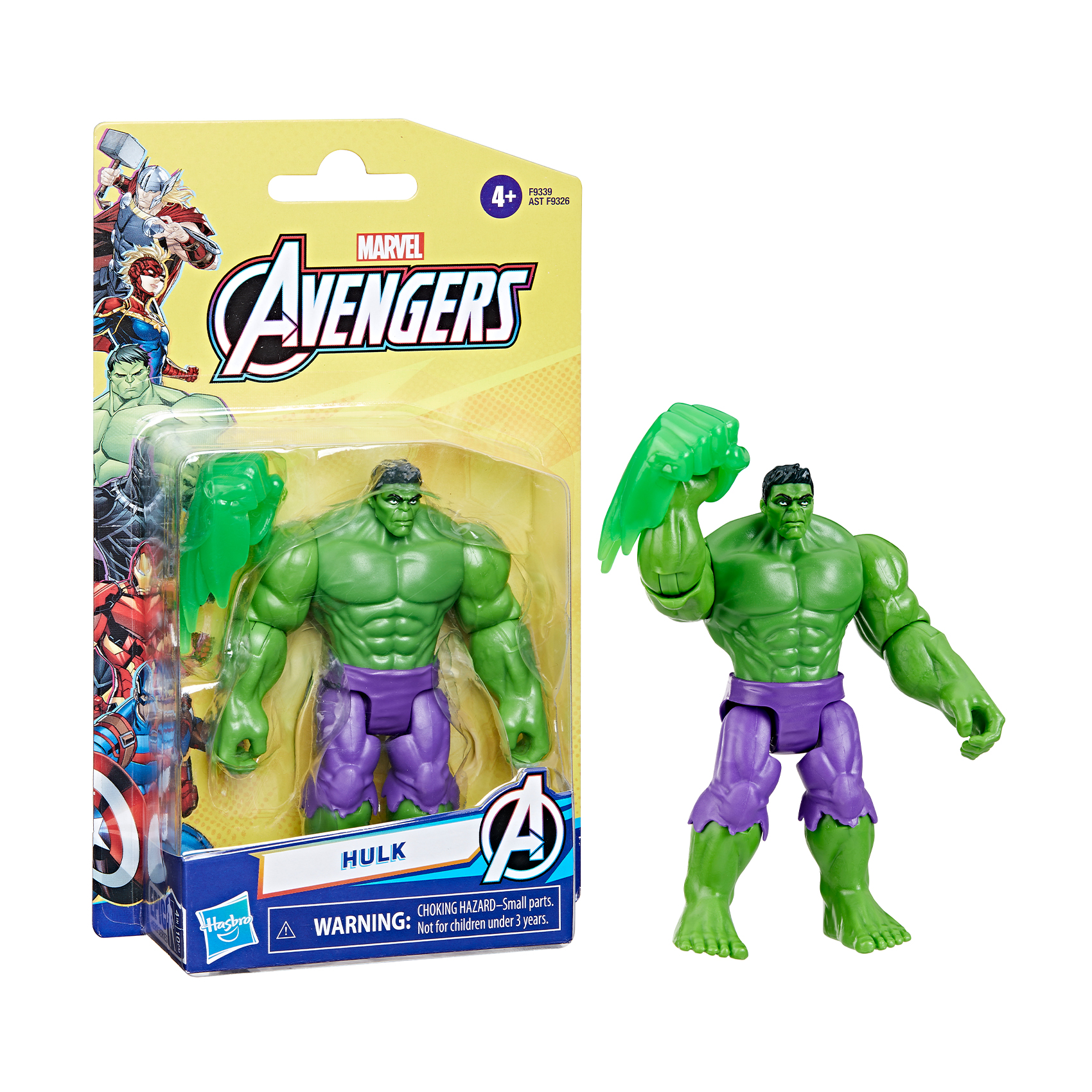 

Ігрова фігурка Marvel Toys Marvel Avenger Халк, від 4 років, 10 см (F9326/F9339)