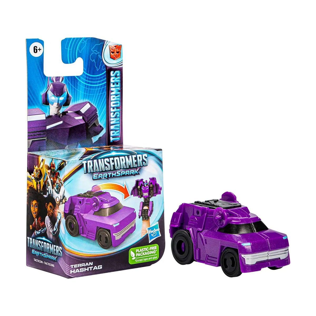 

Іграшка-трансформер Transformers EarthSpark Tacticon Terran Hashtag від 6 років, 6.3 см (F6228/F6713)