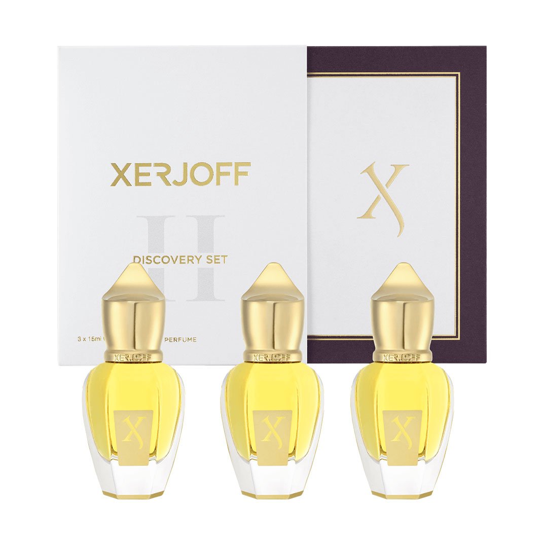 

Уцінка! Парфумований набір унісекс Xerjoff (Naxos, 15 мл + Alexandria II, 15 мл + Golden Dallah, 15 мл)