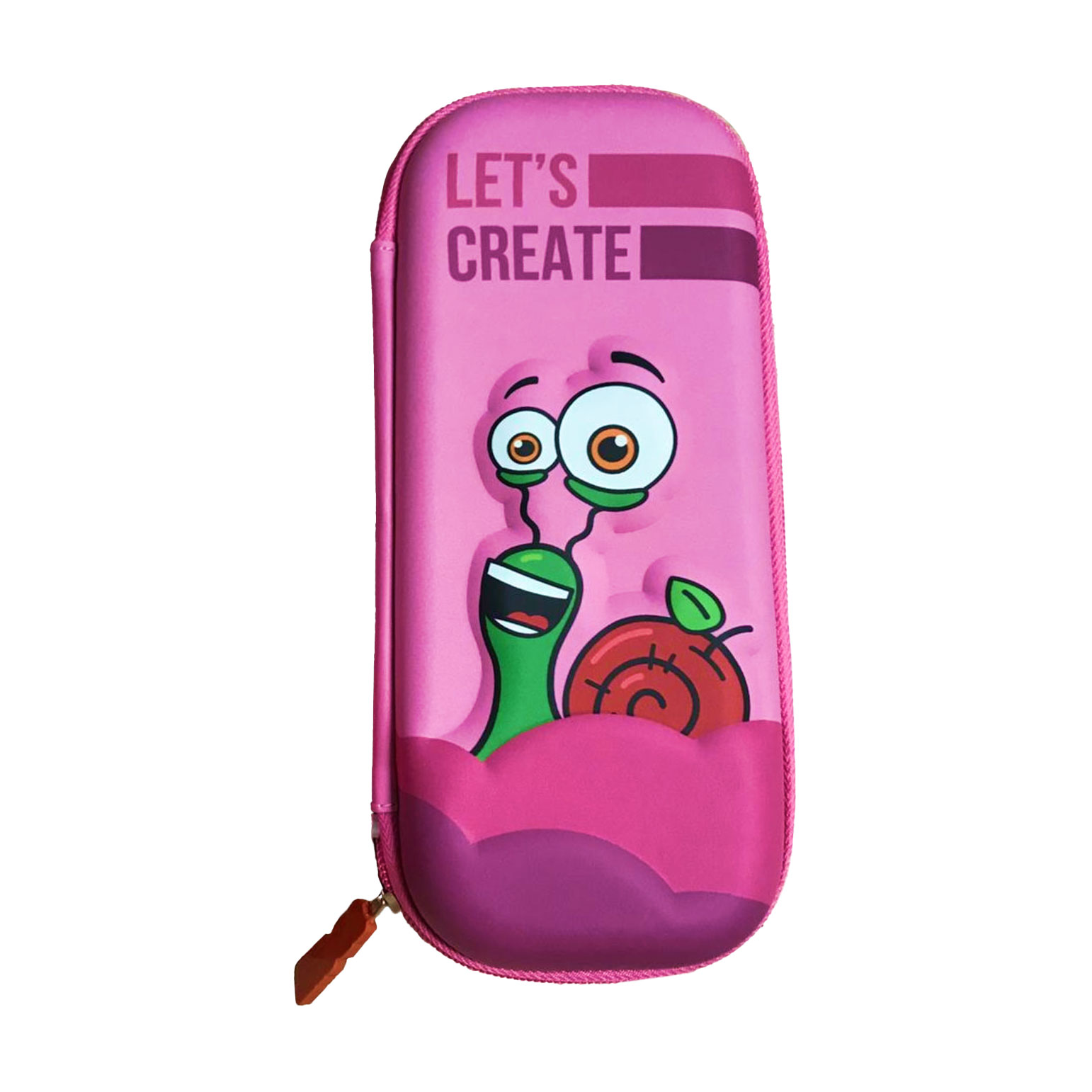 

Пенал Bob Snail з 3D-елементами, рожевий, 21*9 см