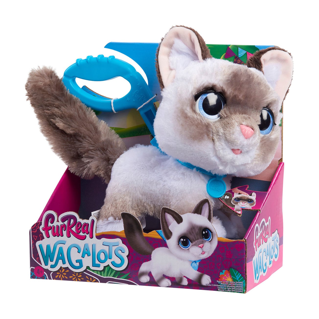 

Інтерактивна іграшка Furreal серії Wag-A-Lots Кошеня, 11*21*26 см, від 4 років (28059)