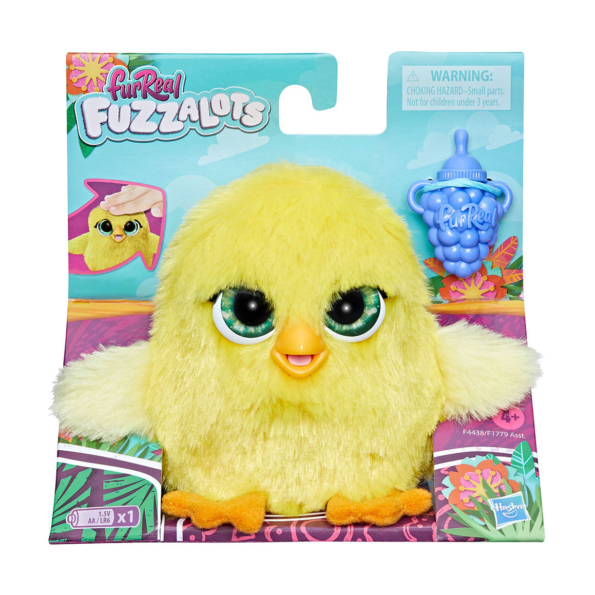 

Інтерактивна іграшка Furreal серії Fuzz-A-Lots Курча, 7*13*12 см, від 4 років, 2 елементи (28067)