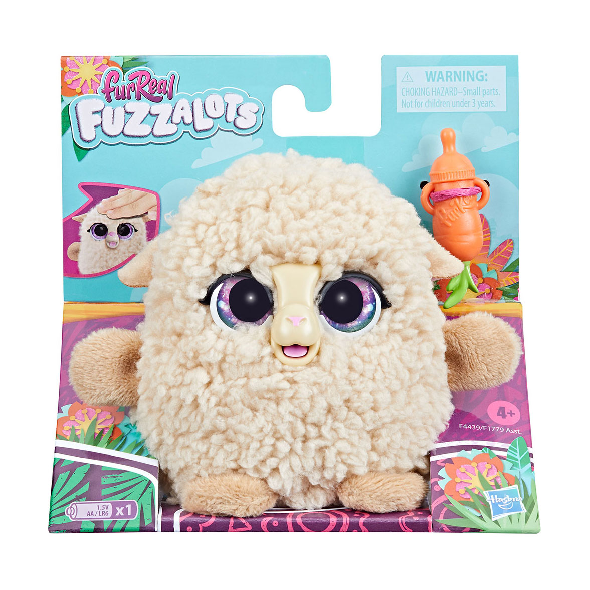 

Інтерактивна іграшка Furreal серії Fuzz-A-Lots Ягня, 7*13*12 см, від 4 років, 2 елементи (28068)