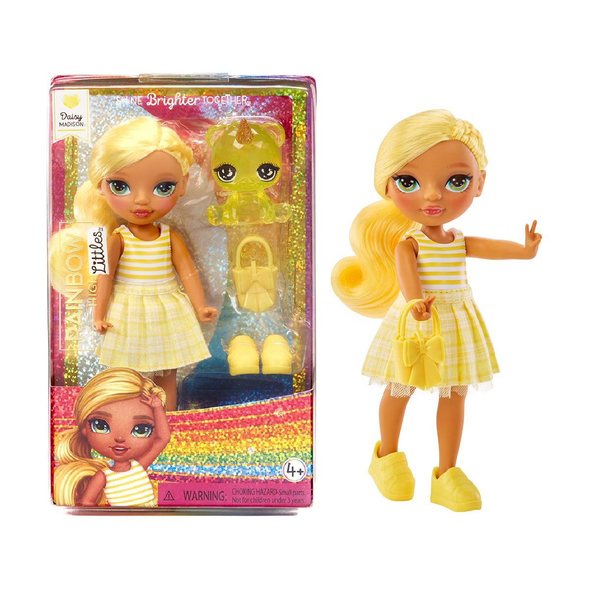 

Ігровий набір з лялькою Rainbow High серії Littles Дейзі, 5*12*19 см, від 4 років, 5 елементів (531227)