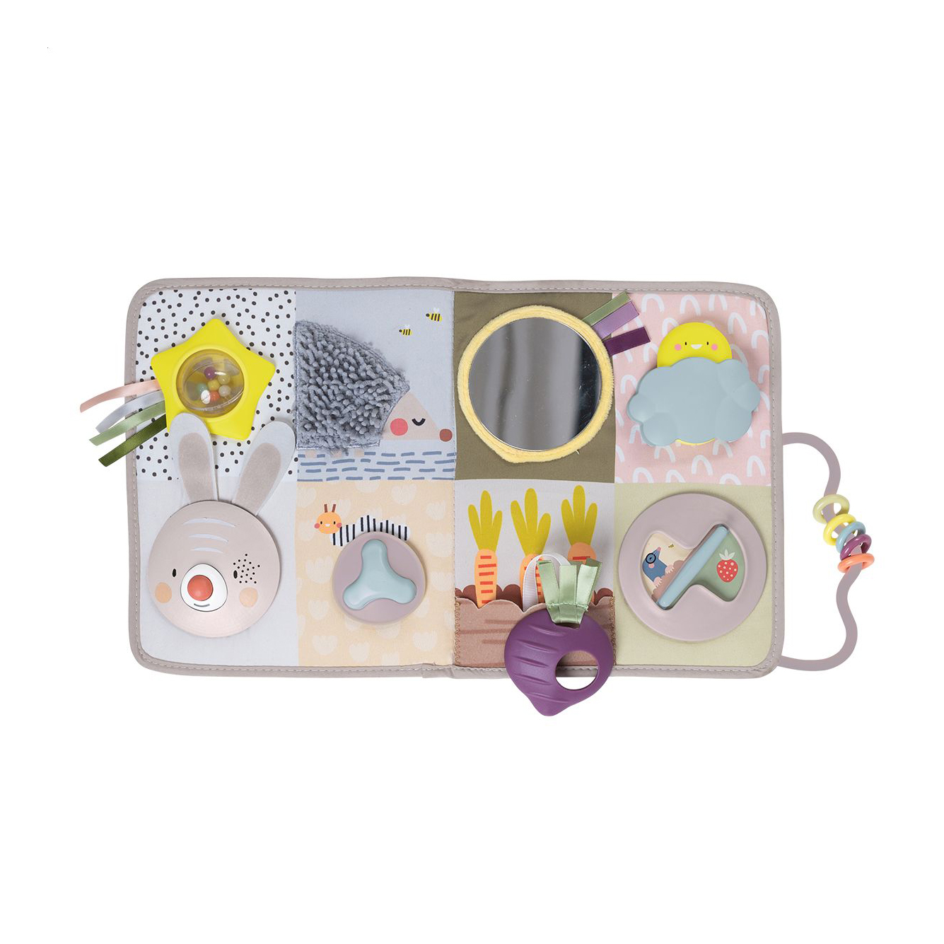 

Розвивальний центр для ліжечка Taf Toys Пізнай світ, 24*43*4 см, від 6 місяців (13115)