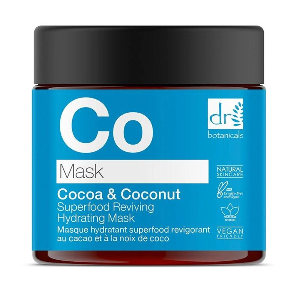 

Зволожувальна маска для обличчя Dr. Botanicals Cocoa & Coconut Superfood Reviving Hydrating Mask, 60 мл