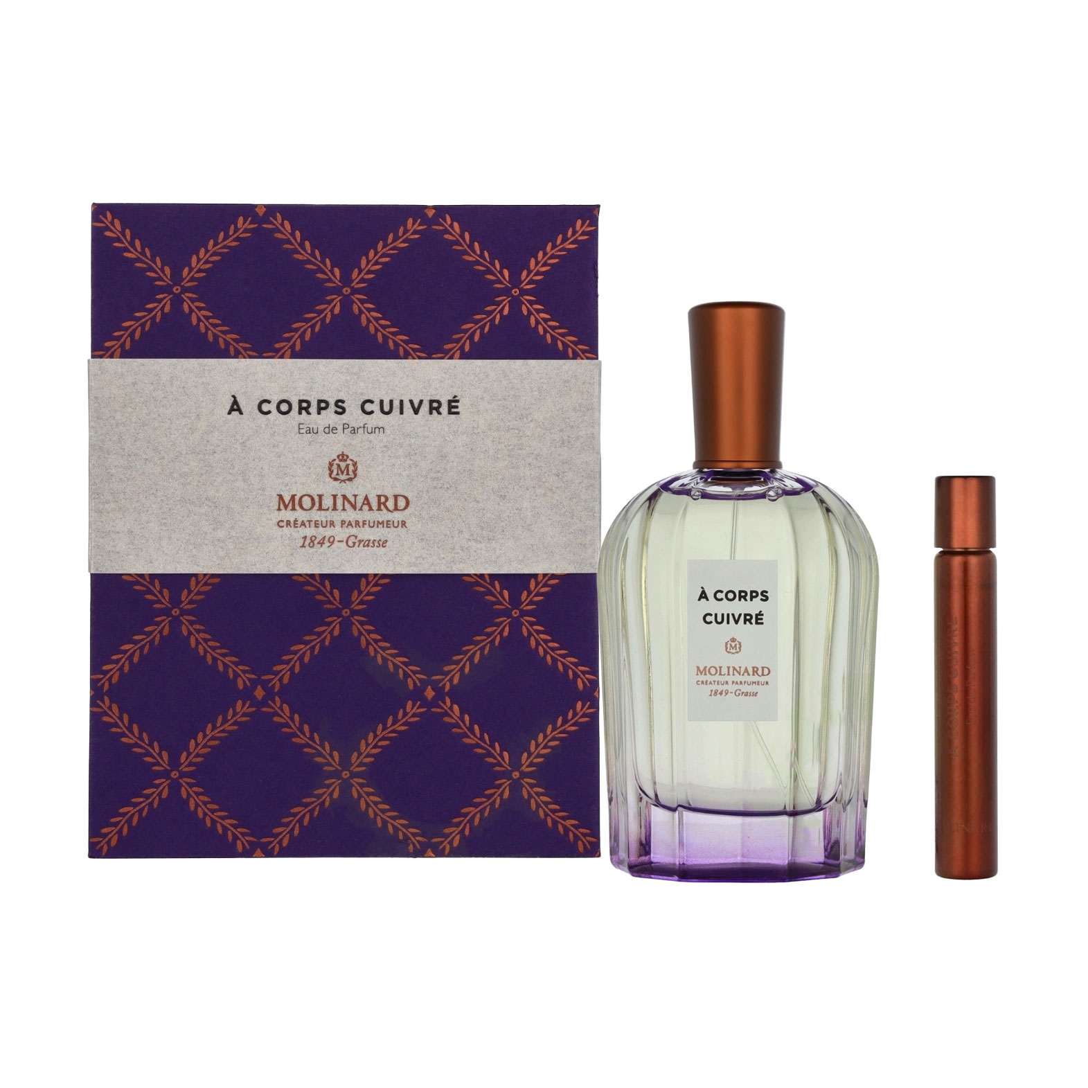 

Парфумований набір унісекс Molinard A Corps Cuivre (парфумована вода, 75 мл + парфумована вода, 7.5 мл)