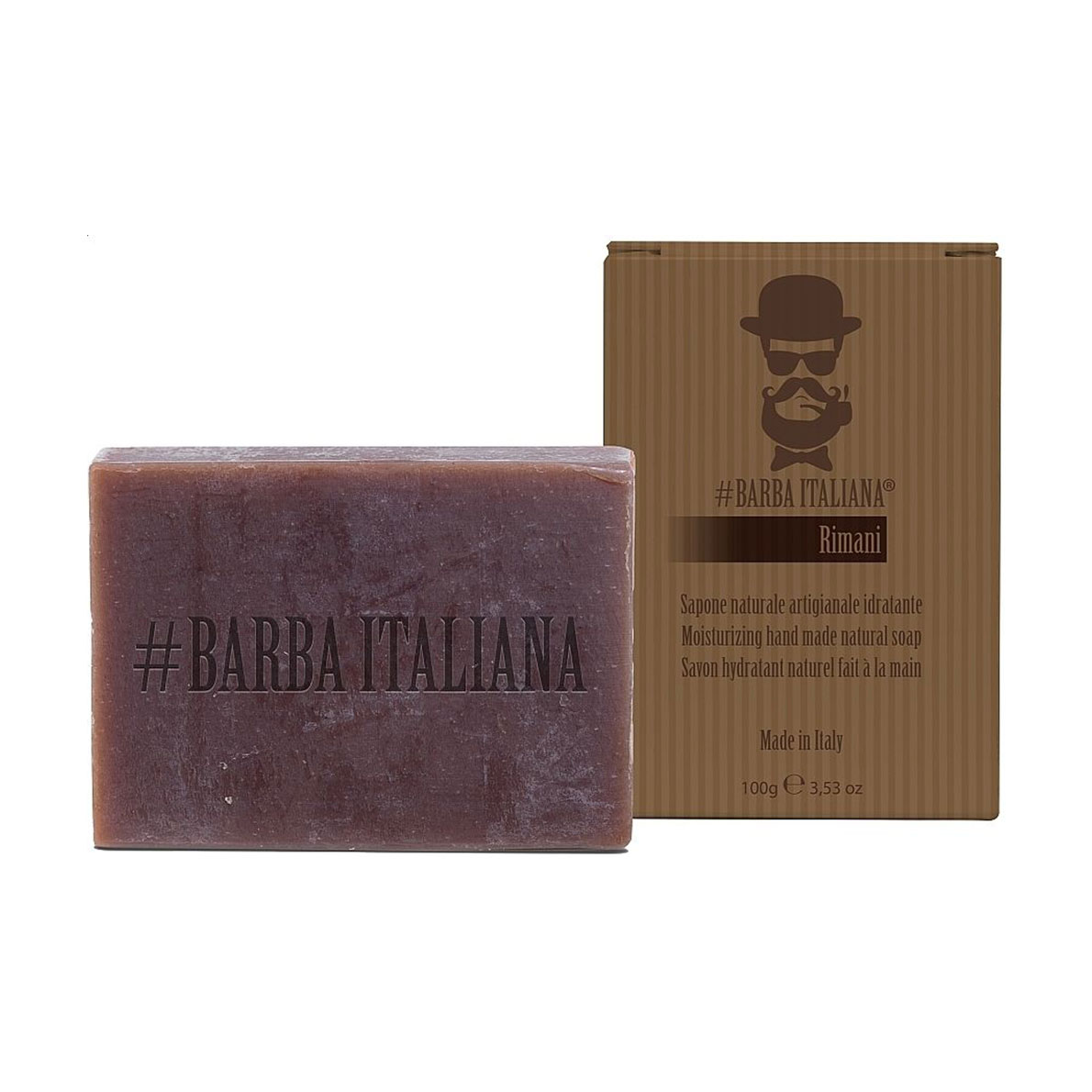 

Уцінка! Натуральне зволожувальне мило Barba Italiana Rimani, 100 г