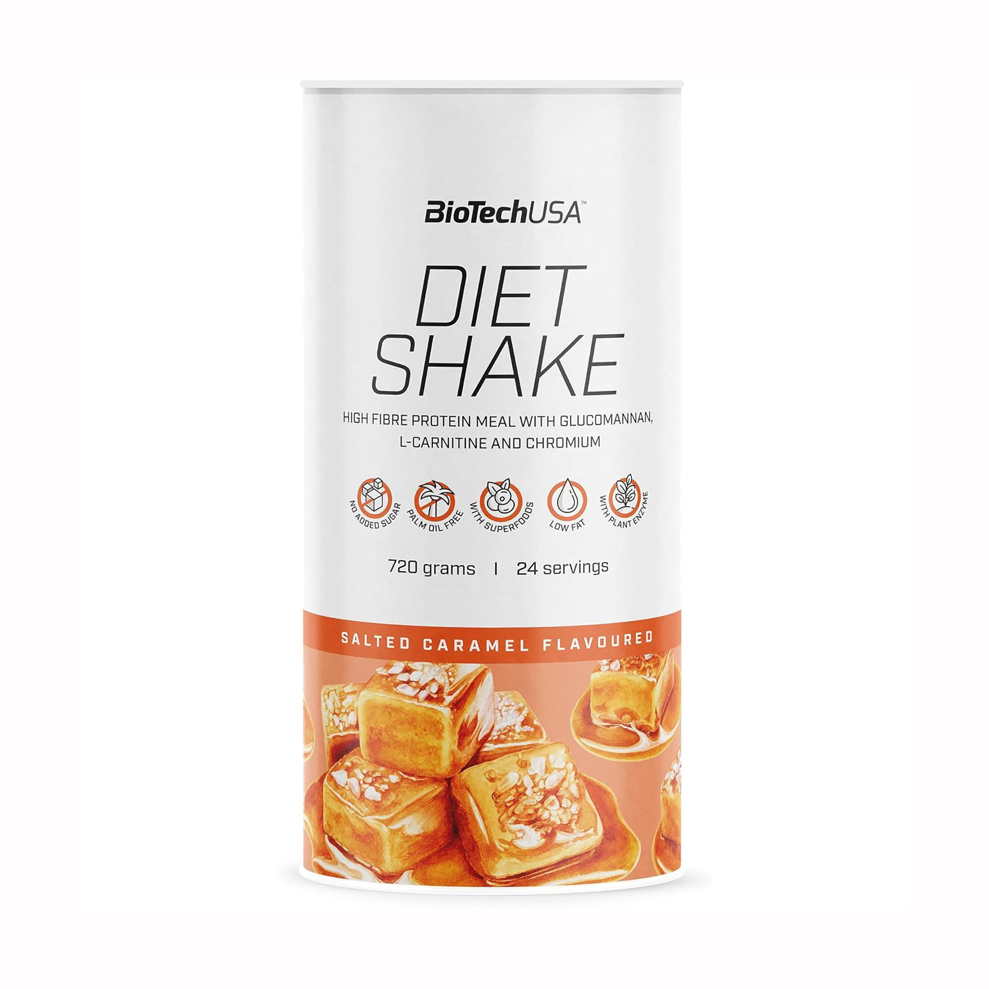 

Протеїн BioTechUSA Diet Shake Солона карамель, в порошку, 720 г