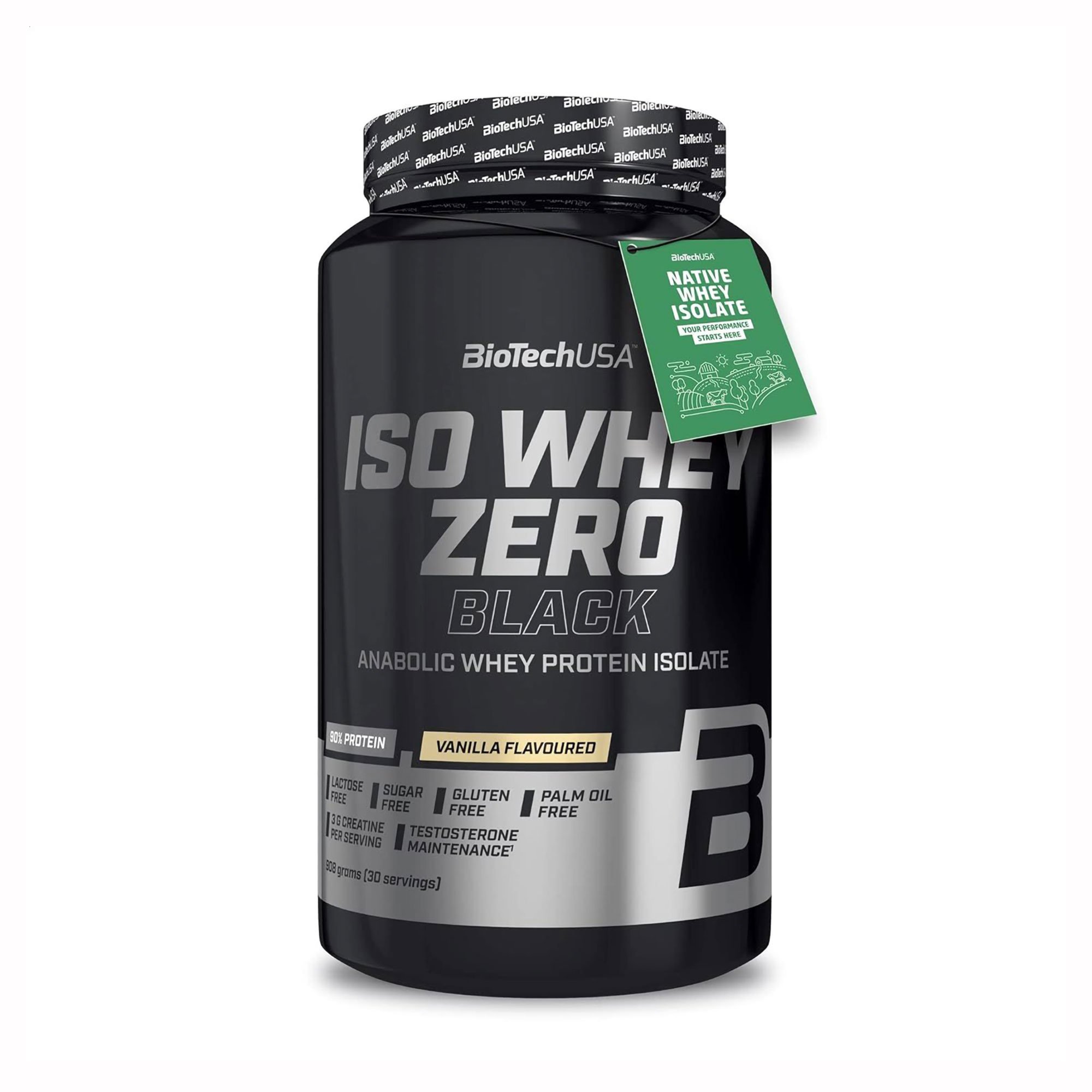 

Протеїн BioTech USA Iso Whey Zero Black Ваніль, в порошку, 908 г