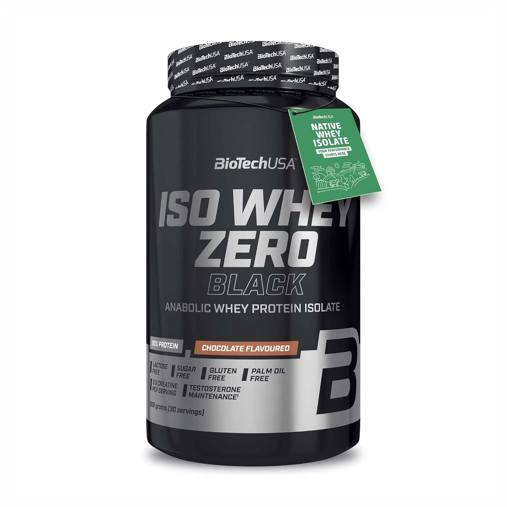 

Пpoтeїн BioTech USA Iso Whey Zero Black Шоколад, в порошку, 908 г