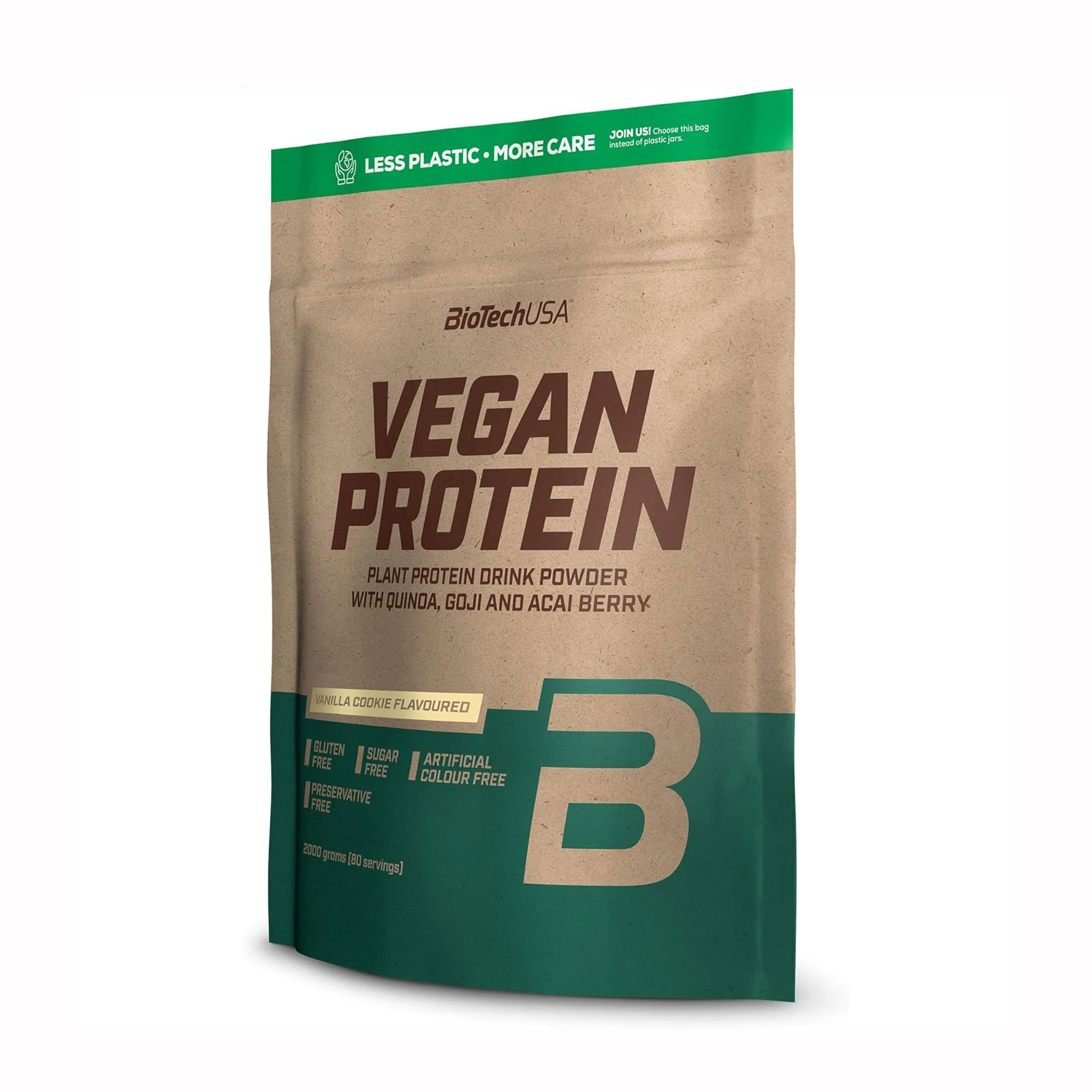 

Протеїн BioTechUSA Vegan Protein Ванільне печиво, в порошку, 2 кг