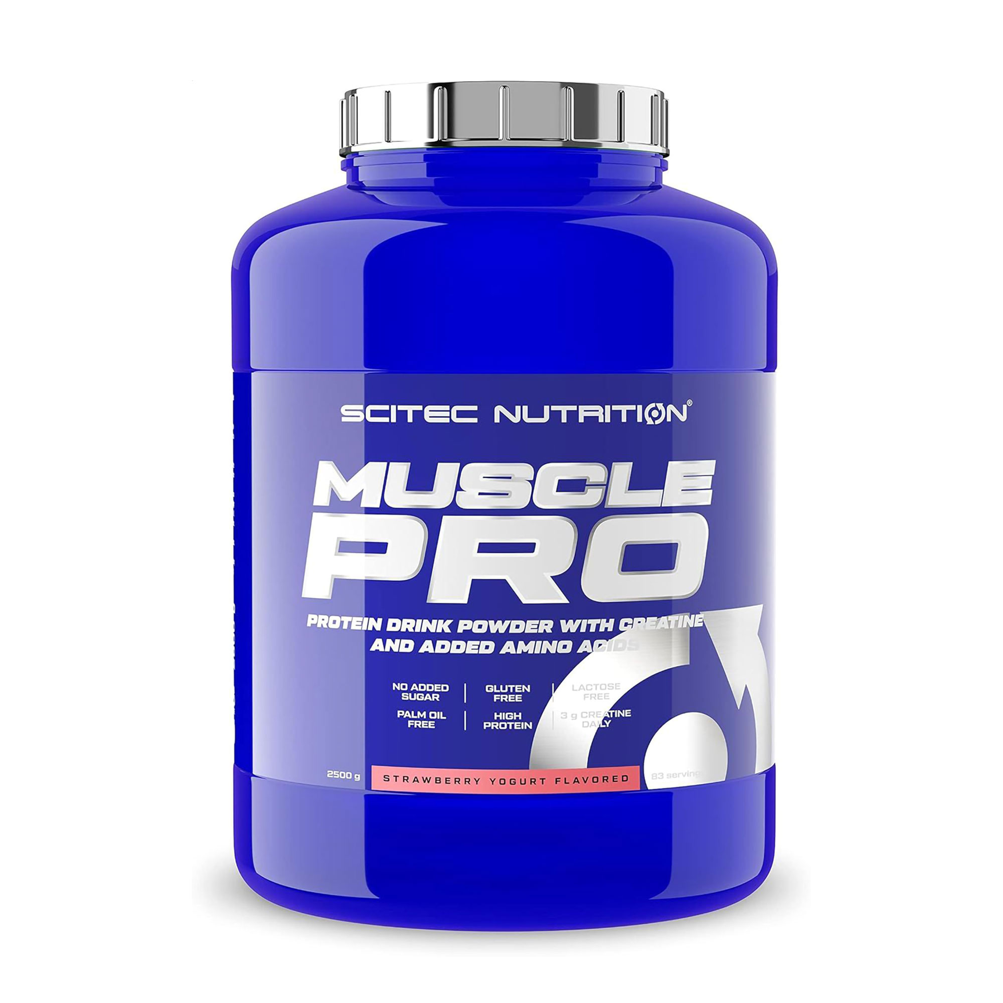 

Протеїн Scitec Nutrition Muscle Pro Полуничний йогурт, в порошку, 2.5 кг