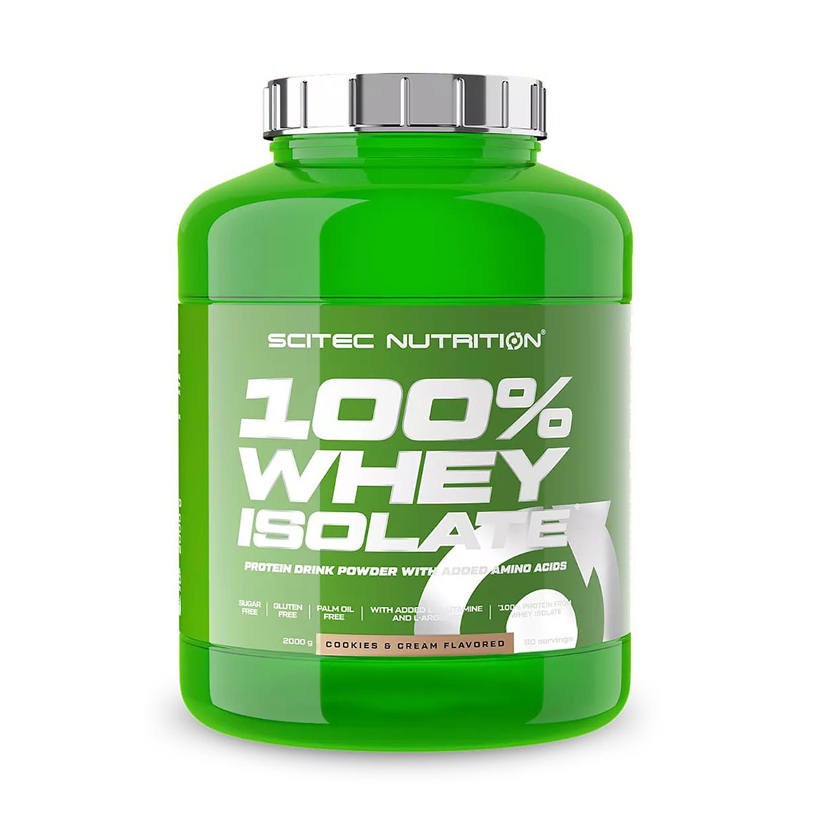 

Протеїн Scitec Nutrition 100% Whey Isolate Печиво з кремом, в порошку, 2 кг