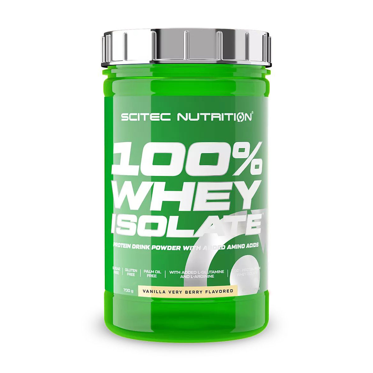 

Протеїн Scitec Nutrition 100% Whey Isolate Ягідна ваніль, в порошку, 700 г