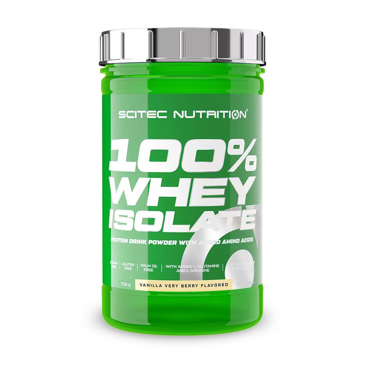 

Протеїн Scitec Nutrition 100% Whey Isolate Ягідна ваніль, в порошку, 700 г