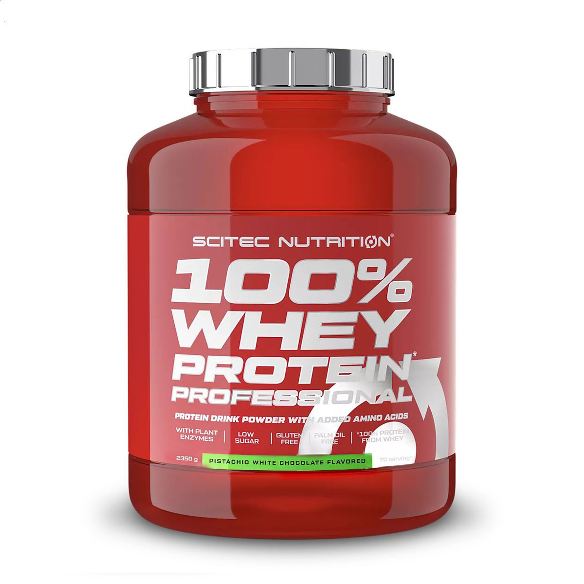 

Протеїн Scitec Nutrition 100% Whey Protein Professional Фісташка та білий шоколад, в порошку, 2.35 кг