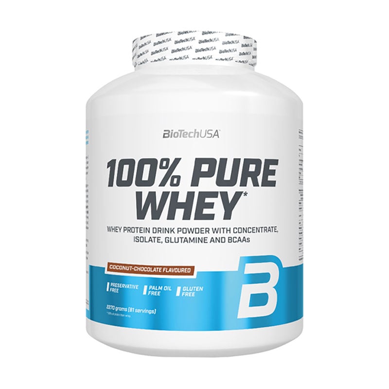 

Протеїн BioTech USA 100% Pure Whey Кокос та шоколад, в порошку, 2.27 кг