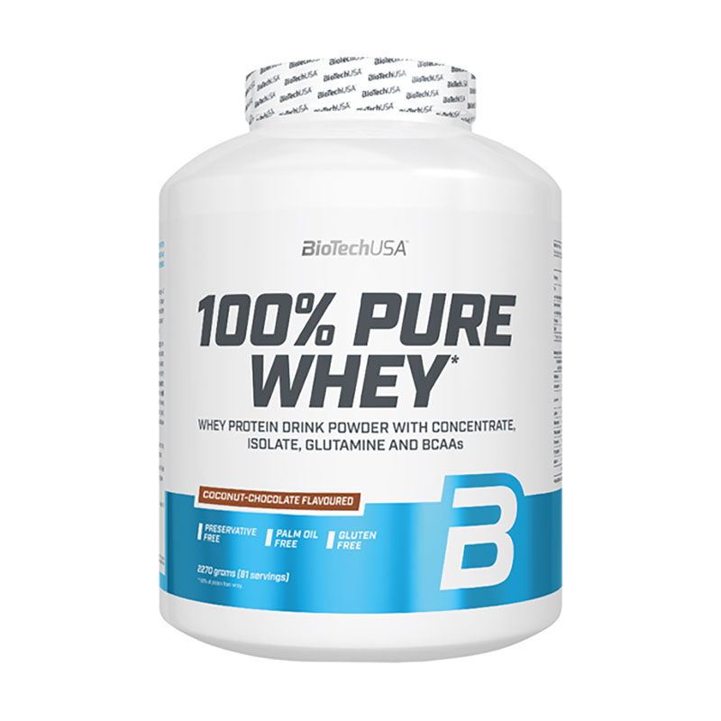 

Протеїн BioTechUSA 100% Pure Whey Кокос та шоколад, в порошку, 2.27 кг