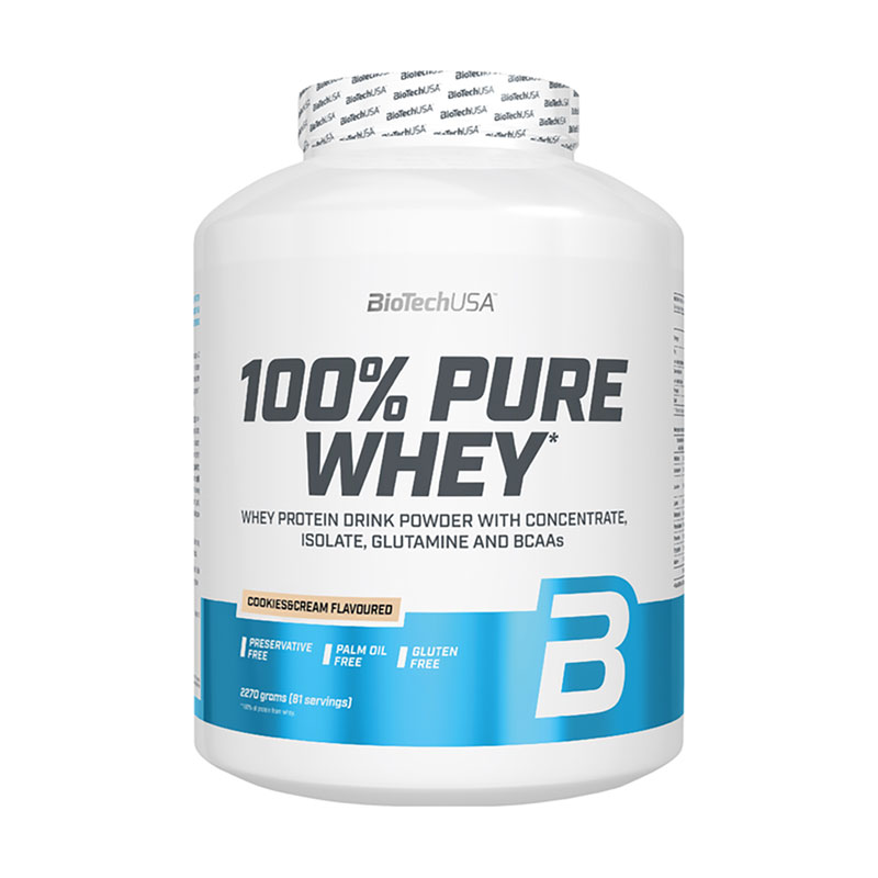 

Протеїн BioTechUSA 100% Pure Whey Печиво з кремом, в порошку, 2.27 кг