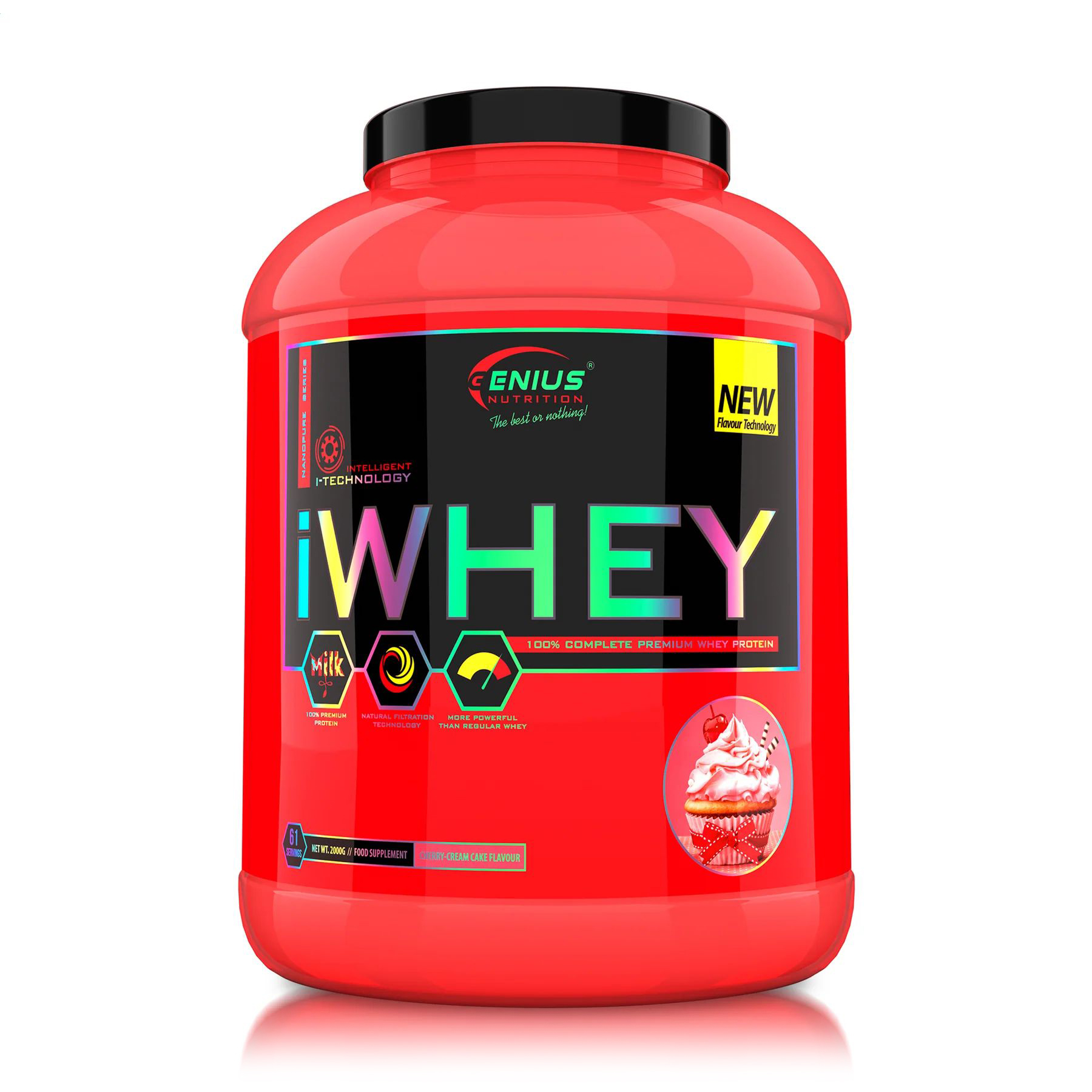 

Протеїн Genius Nutrition iWhey Вишня, в порошку, 2 кг