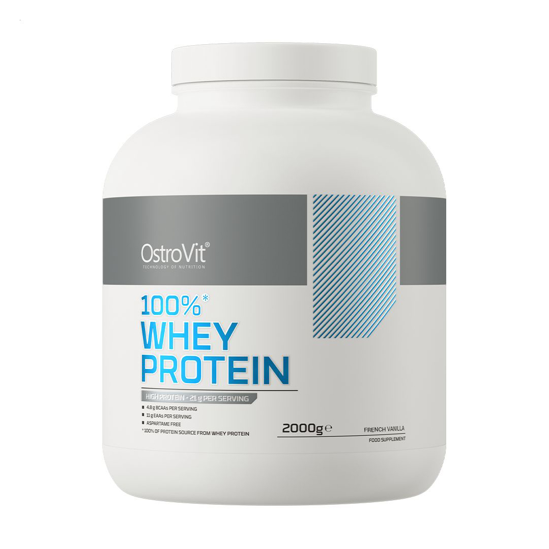 

Протеїн OstroVit 100% Whey Protein зі смаком французької ванілі, в порошку, 2 кг