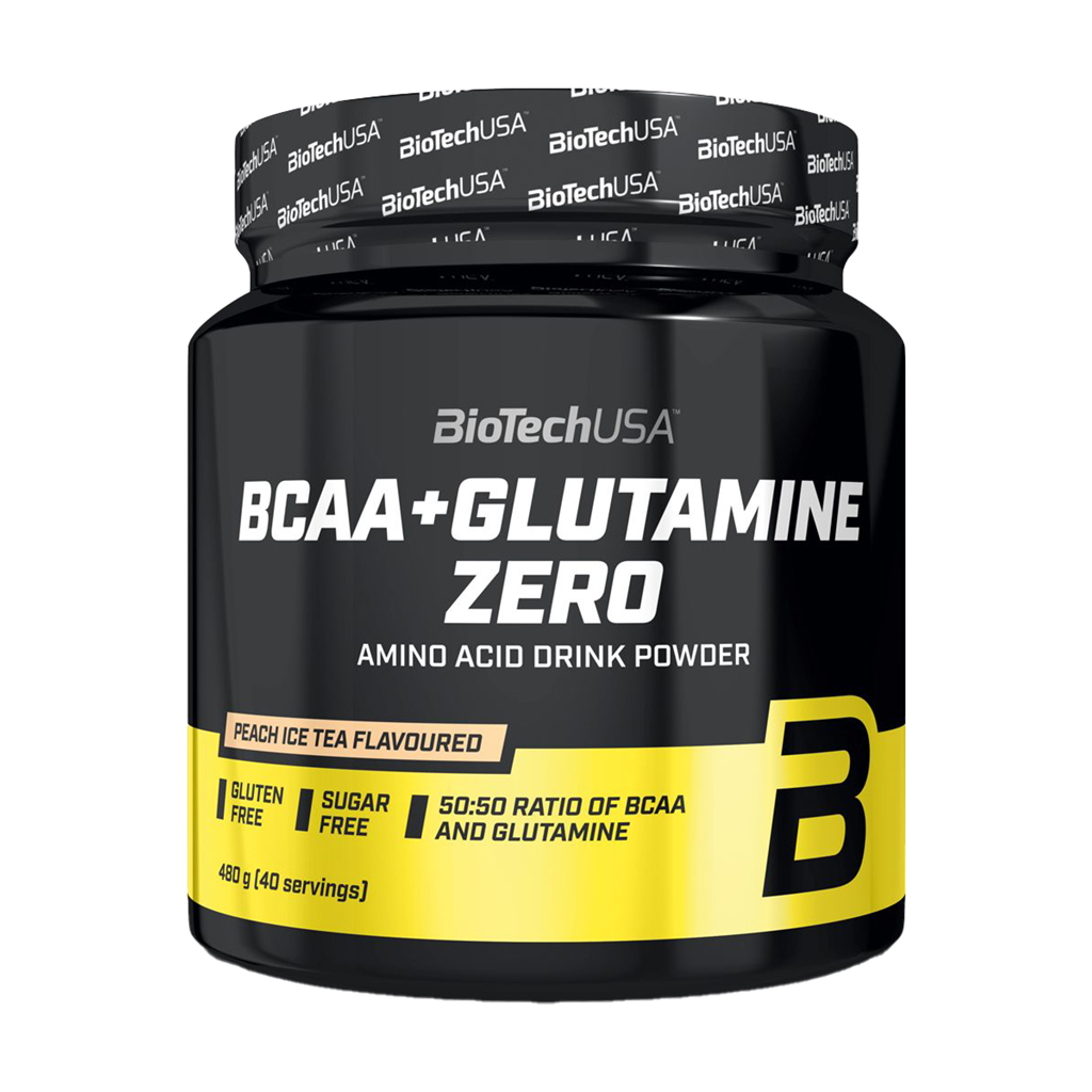 

Амінокислоти BioTech USA BCAA + Glutamine Zero Персиковий холодний чай, в порошку, 480 г
