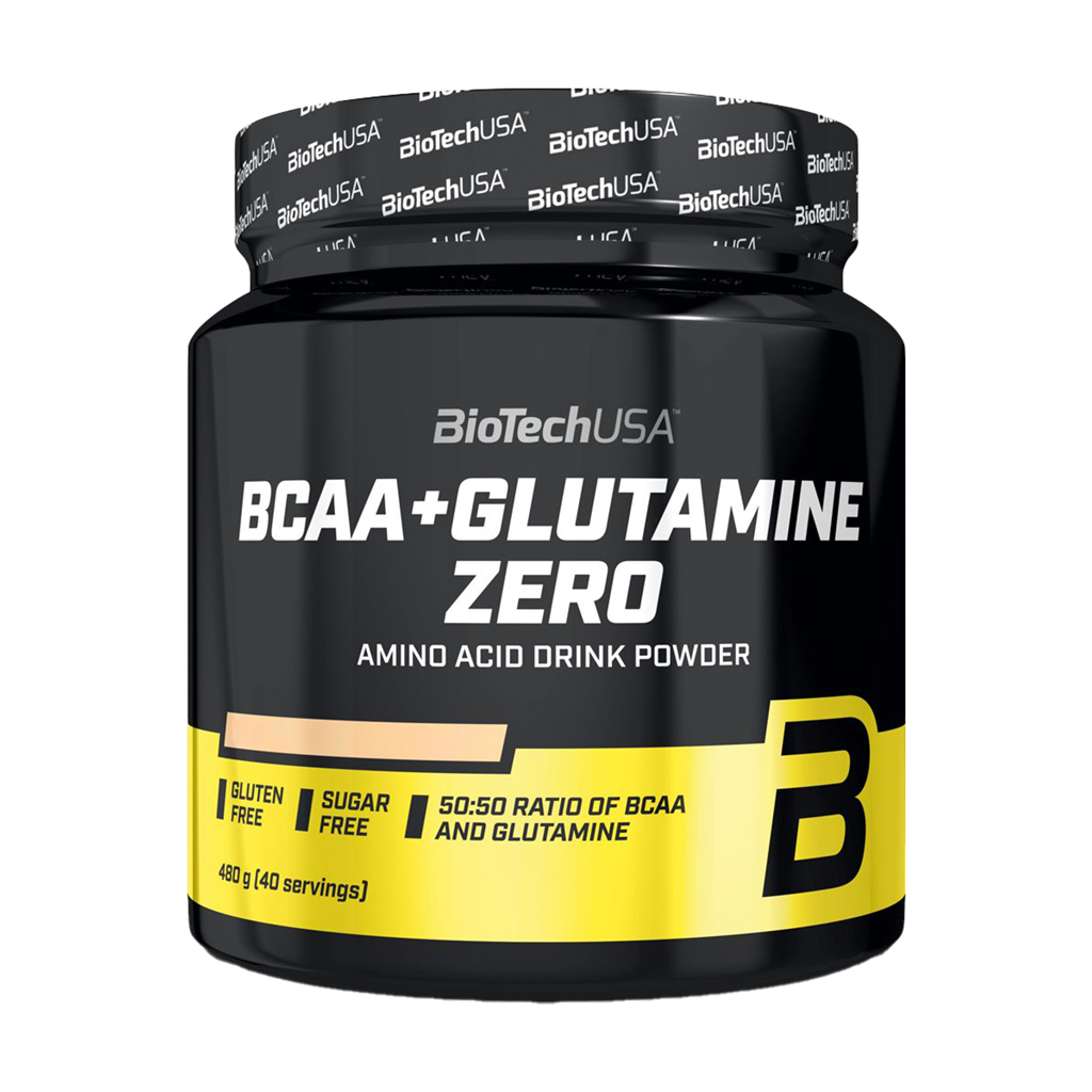 

Амінокислоти BioTech USA BCAA + Glutamine Zero Апельсин, в порошку, 480 г