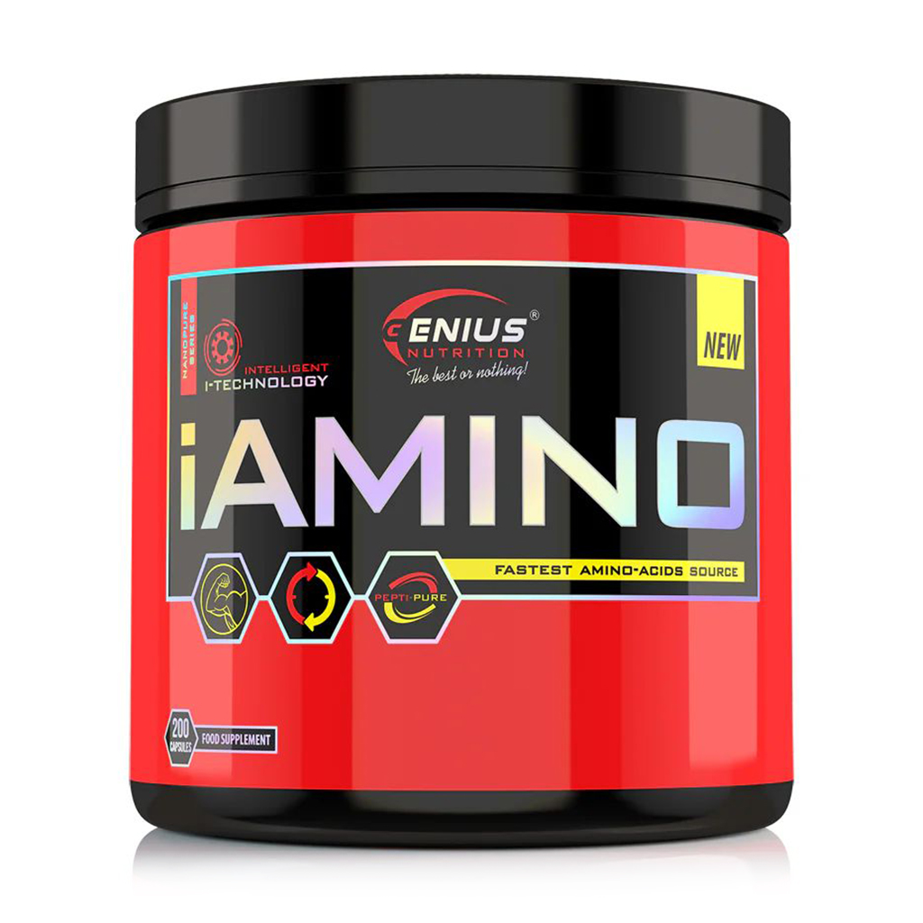 

Амінокислоти Genius Nutrition iAmino, 200 капсул
