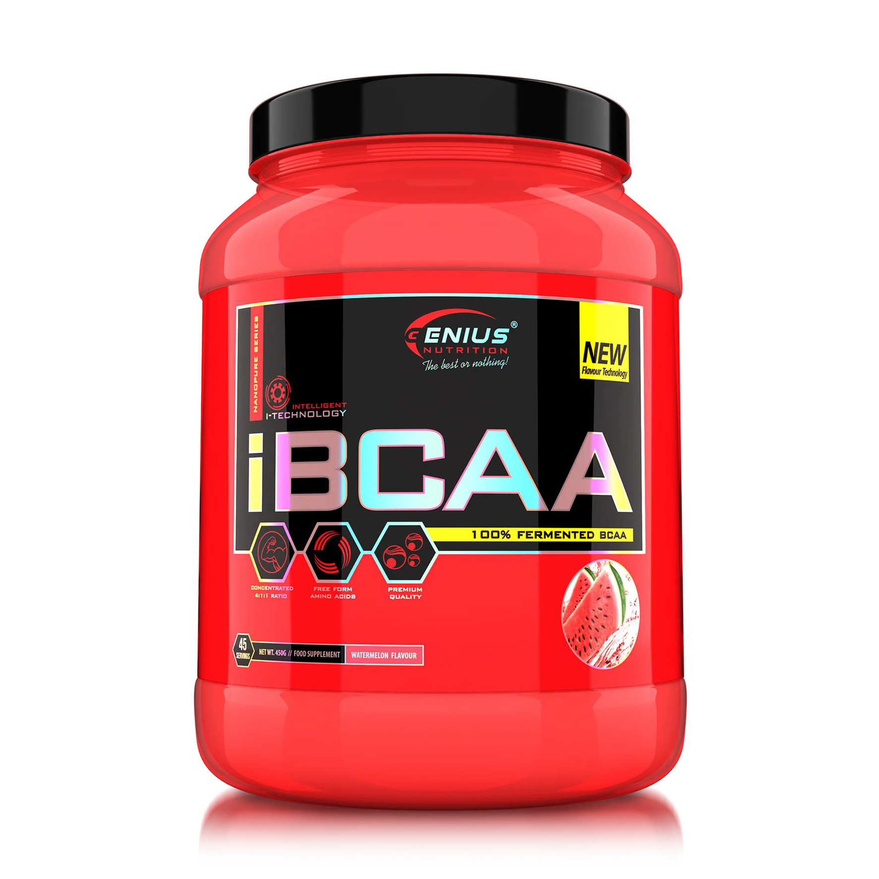 

Амінокислоти Genius Nutrition iBCAA Кавун, в порошку, 450 г