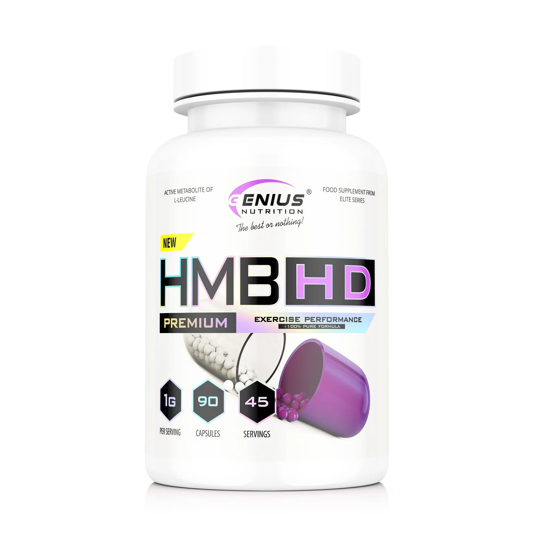 

Бустер тестостерону Genius Nutrition HMB-HD, 90 капсул