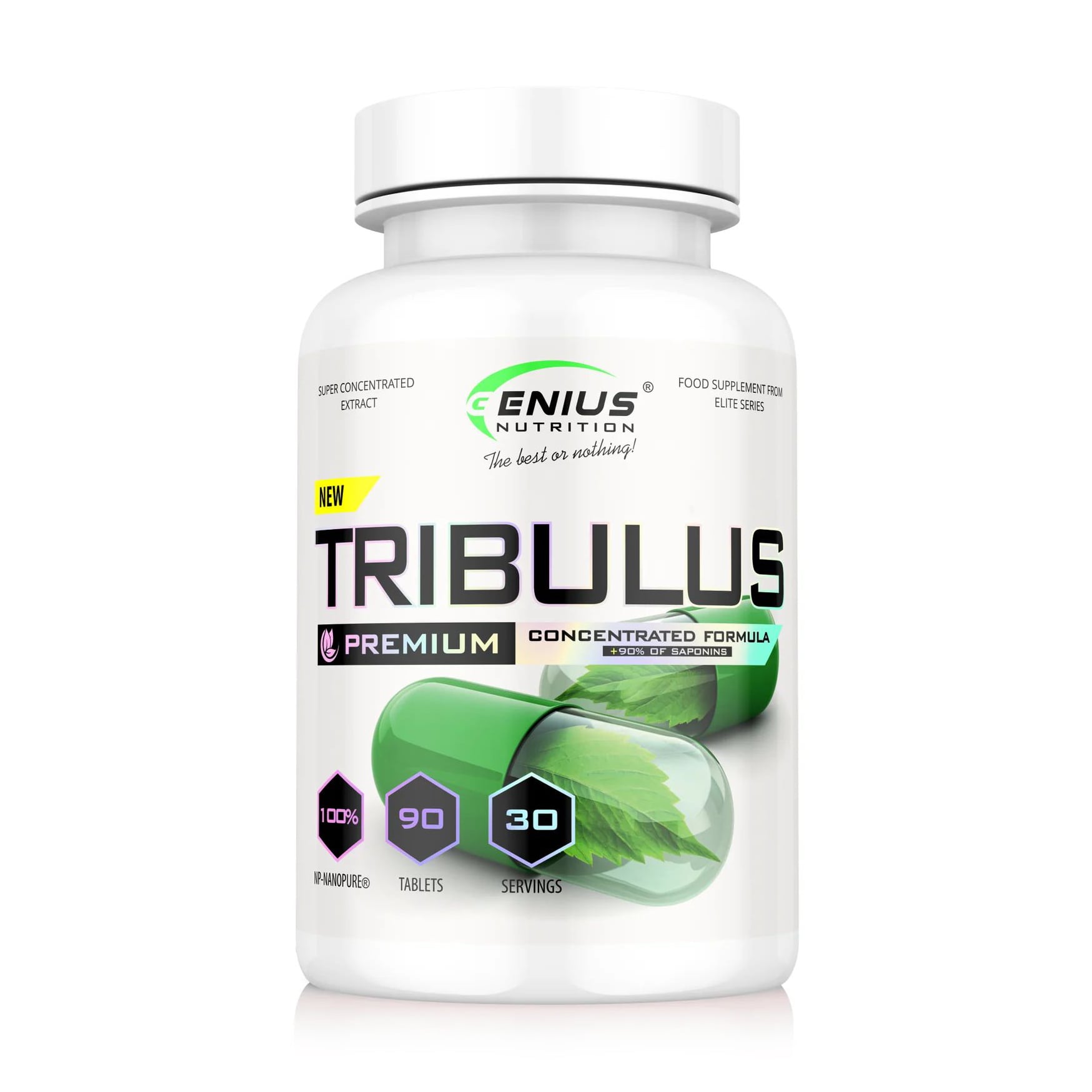 

Бустер тестостерону Genius Nutrition Tribulus, 90 таблеток