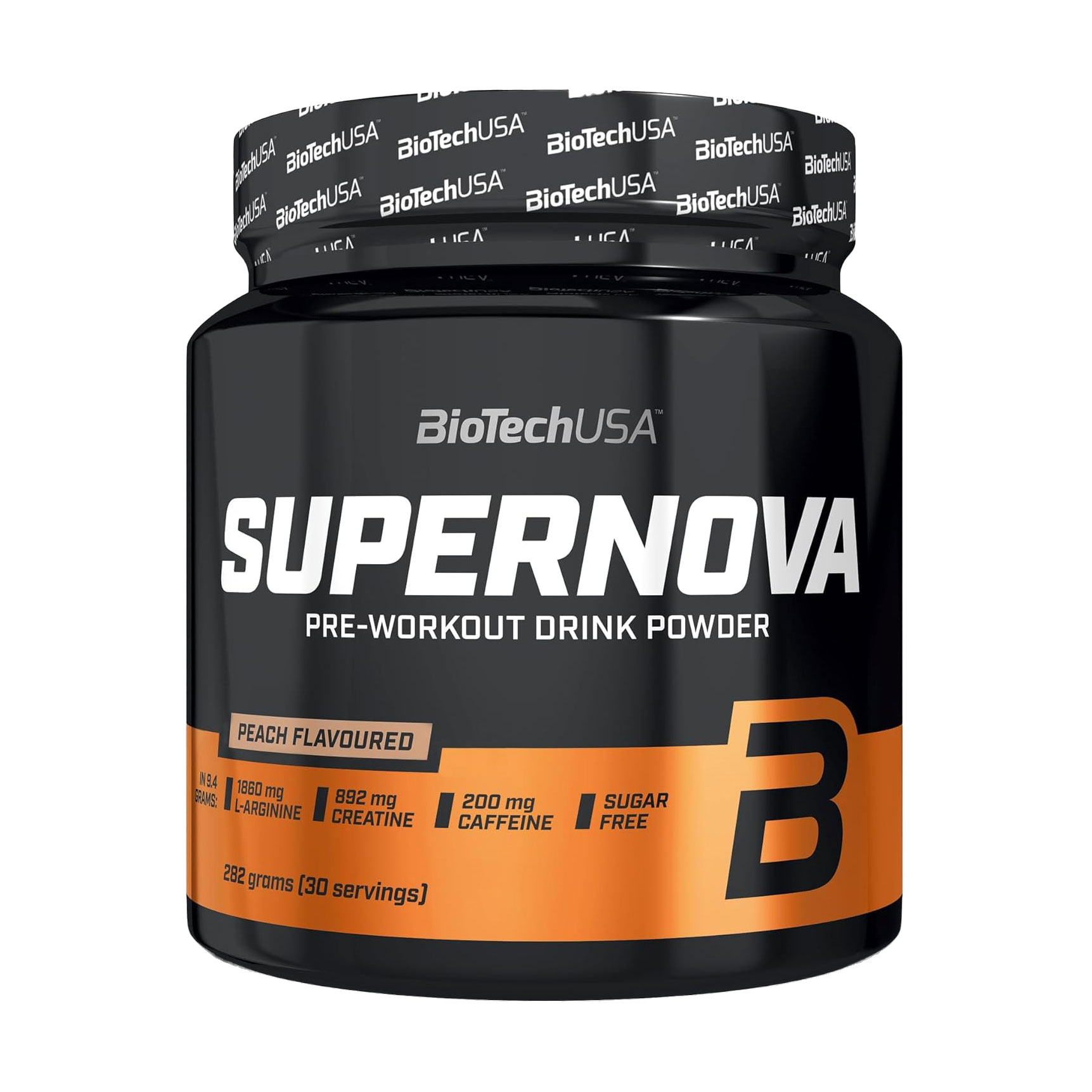 

Передтренувальний комплекс BioTech USA SuperNova Персик, в порошку, 282 г