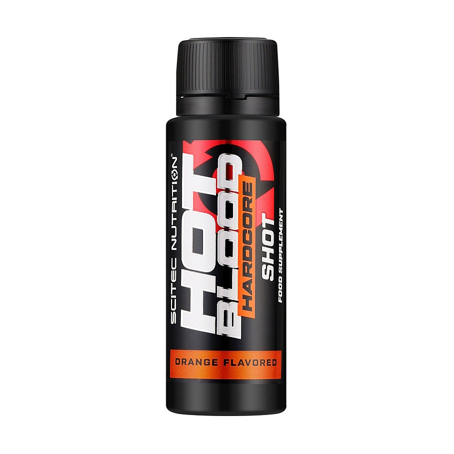 

Передтренувальний комплекс Scitec Nutrition Hot Blood Hardcore Shot Апельсин, в рідині, 60 мл