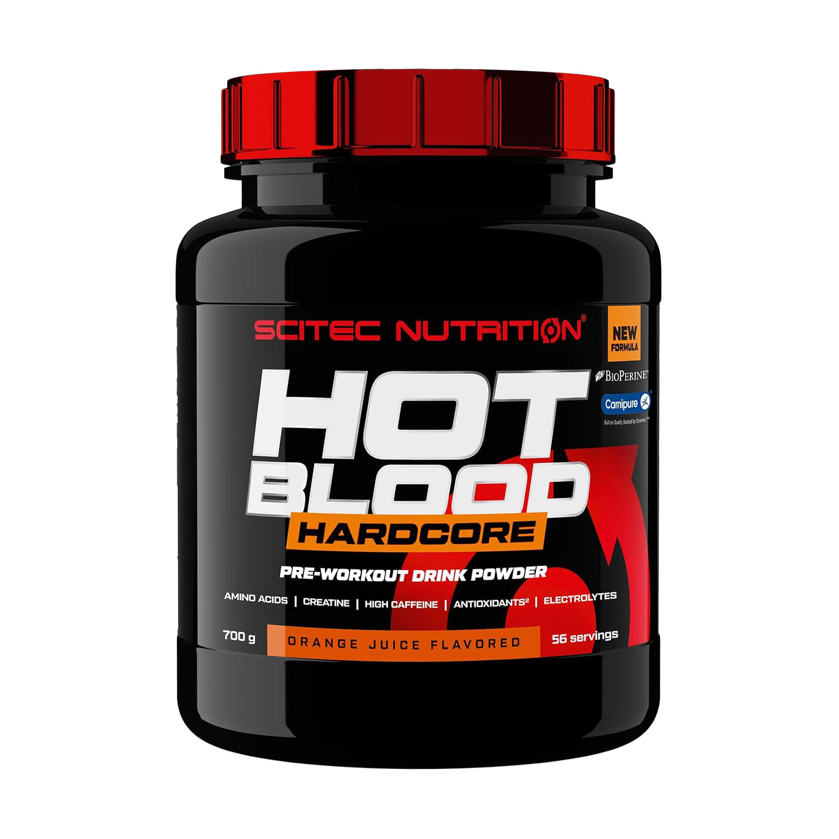 

Передтренувальний комплекс Scitec Nutrition Hot Blood Hardcore Апельсиновий сік, в порошку, 700 г